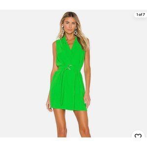 Amanda Uprichard Wintour Blazer Sheath Wrap Dress Green Size 1X